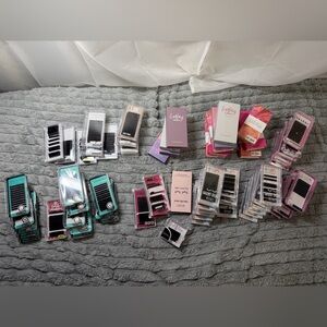 Assorted Lash Extensions - Black - Multiple Brands mostly easy fan. Premade fans